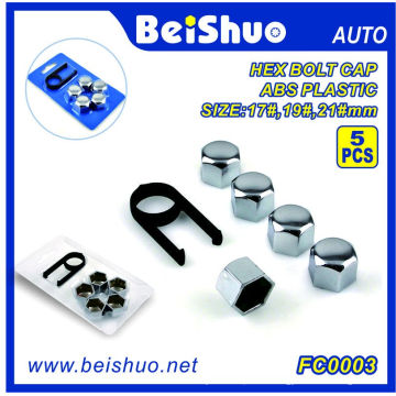 17mm/19mm/21mm Plastic ABS Wheel Bolt Cover Nut Cap for Universal